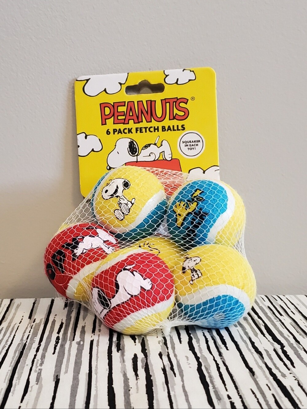 Peanuts Snoopy 6-Pack Fetch Balls